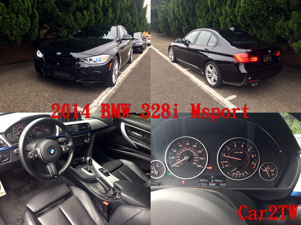 Car2TW進口的黑色2014 BMW 328i F30 Msport中古外匯車，
         考慮賓士C300 AMG W205朋友也可以考慮BMW 328i F30 Msport